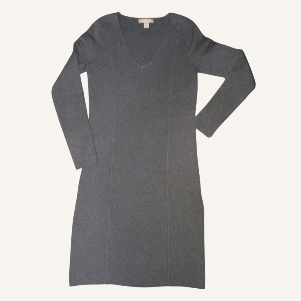 Banana Republic Women's Gray Bodicon Sweater Dress Size Medium